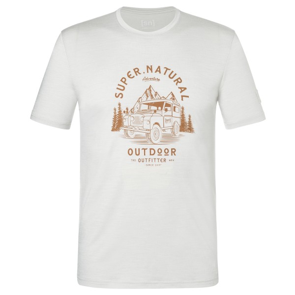super.natural - Landi Bio Jersey Tee - Merinoshirt Gr M weiß