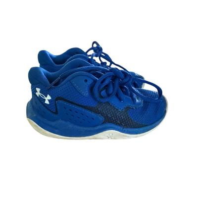 Under Armour Shoes | Under Armour Kids' Preschool Jet '23 Basketball Shoes Sz 11k Blue Black | Color: Black/Blue | Size: 11k