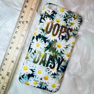 Kate Spade Cell Phones & Accessories | Kate Spade Oops A Daisy Daisies Designer Flowers 6+ 6s+ Plus Iphone Phone Cases | Color: Green/Yellow | Size: 6+ 6s+ Plus Iphone