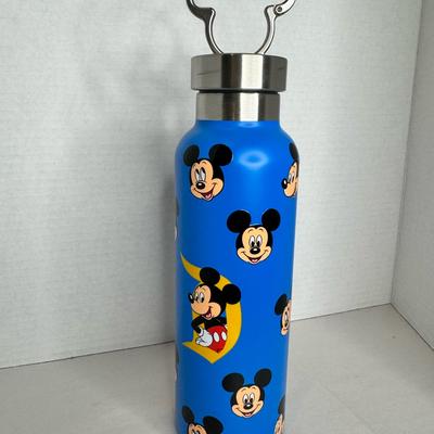 Disney Kitchen | Disney Mickey Mouse Stainless Steel Water Bottle | Color: Black | Size: Os