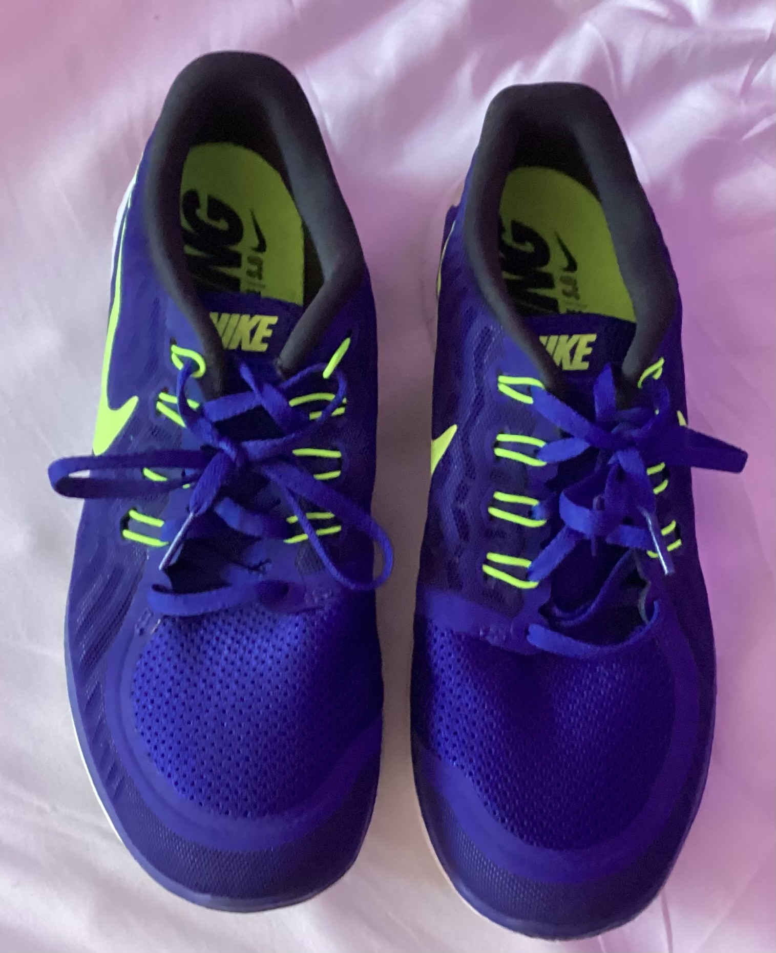 Nike Shoes | Euc Mens Nike Running Shoes - Size 8 | Color: Blue/Green | Size: 8