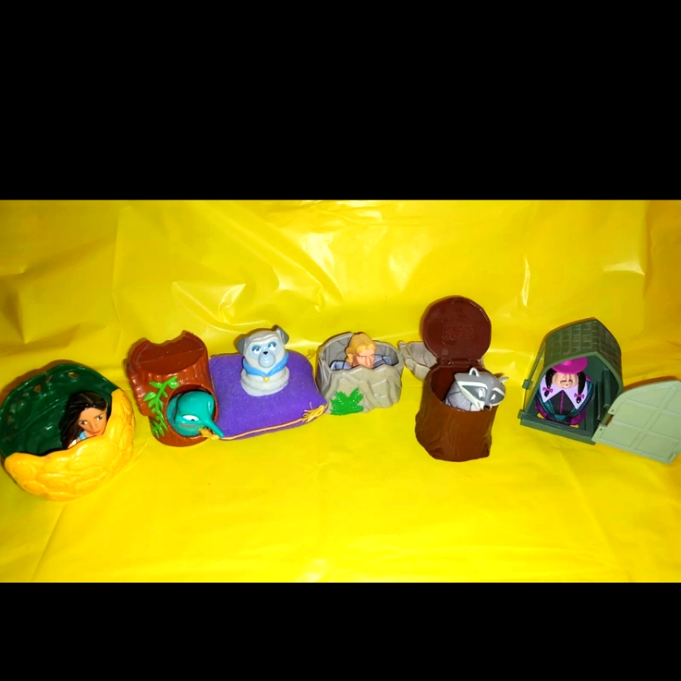 Disney Toys | Vintage, Pocahontas, Toys, Finger Puppets, Disney, Burger King Kids Club Pre-Own | Color: Brown/Yellow | Size: Osbb