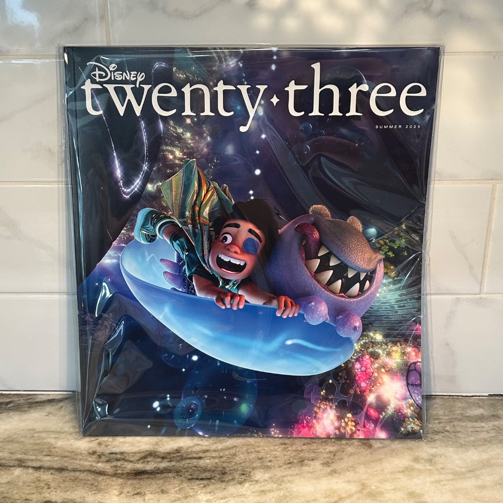 Disney Accents | Disney D23 Magazine Summer 2025 - Stitch Elio Pixar Toy Story Disneyland 70th | Color: Blue/Yellow | Size: Os