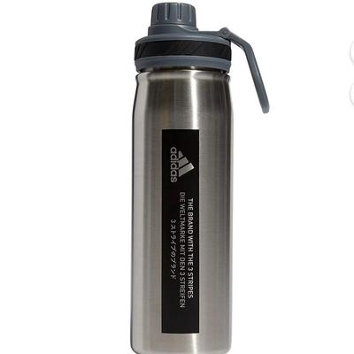 Adidas Dining | Adidas 20-Oz. Stainless Steel Water Bottle! | Color: Black/Silver | Size: Os