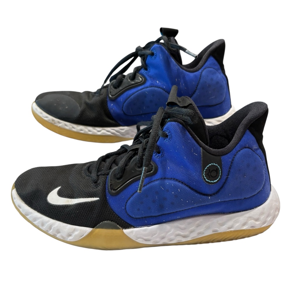 Nike Shoes | Youth Big Kids Size 7y/Men Size 7 Nike High Top Sneakers Athletic Shoes At5685 | Color: Blue/White | Size: 7b