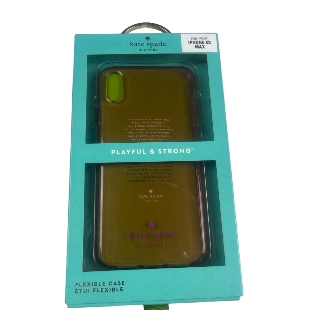 Kate Spade Cell Phones & Accessories | Kate Spade New York Phone Case Iphone Xs Max Clear Pink Flexible Playful Chic | Color: Pink | Size: Os