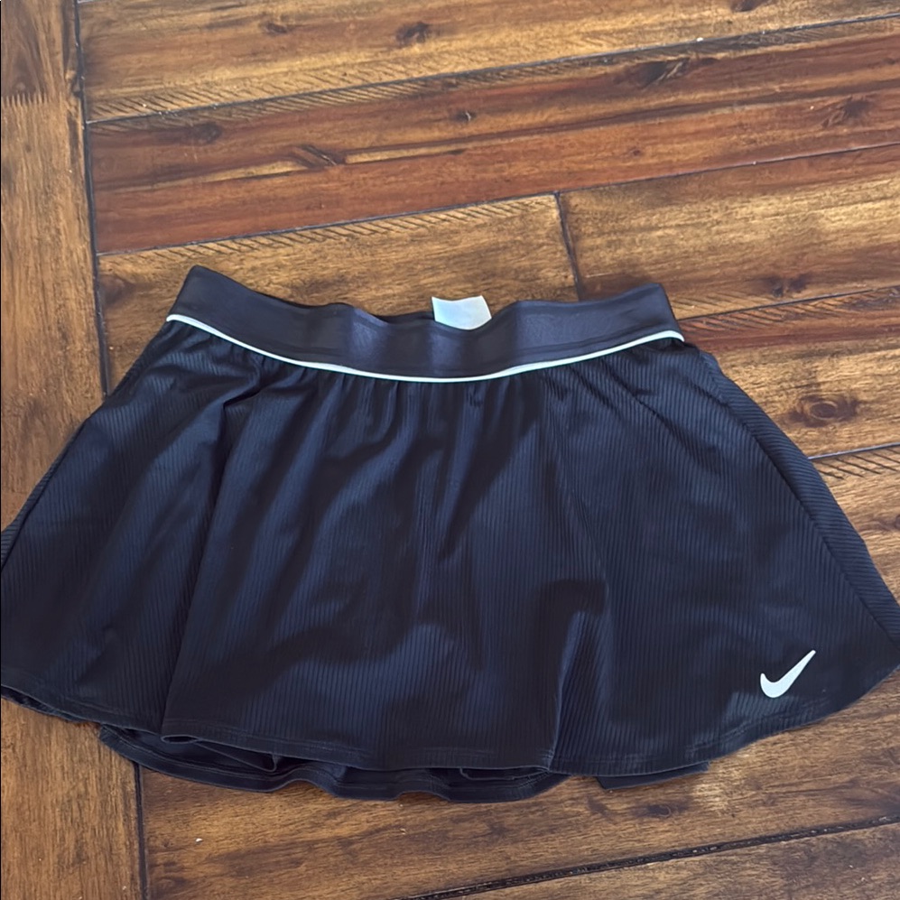 Nike Skirts | Black Nike Tennis Skirt | Color: Black | Size: M
