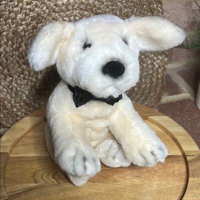 Victoria's Secret Toys | Victoria’s Secret Spike Puppy Dog Bean Bag Plush Stuffed Animal Vintage 2002 | Color: Black/Cream | Size: Osg