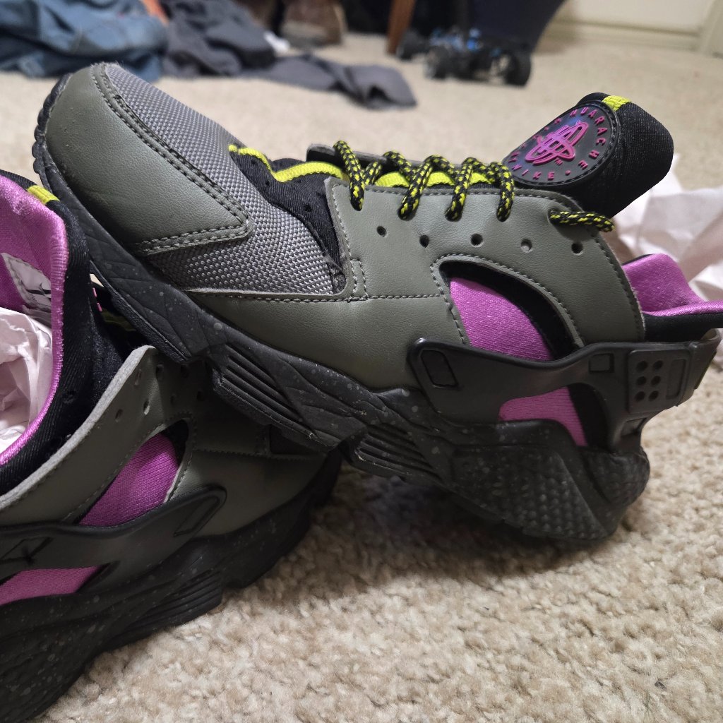 Nike Shoes | Air Huarache By Nike | Color: Gray/Purple | Size: 8