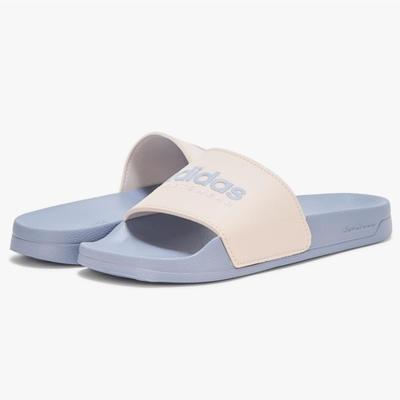 Adidas Shoes | Adidas Adilette Slide Sandals- Putty Mauve/Silver Violet | Color: Cream/Purple | Size: 7