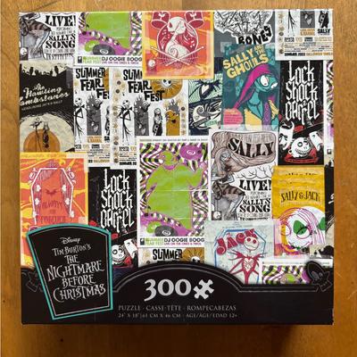 Disney Games | Disney The Nightmare Before Christmas Puzzle | Color: Black/White | Size: 300pc