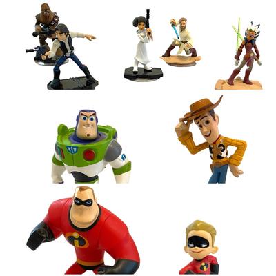 Disney Other | Disney Character Figurines Set - Star Wars, Incredibles & Toy Story | Color: Blue/Brown | Size: Os