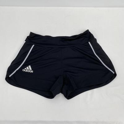 Adidas Shorts | Adidas Climacool Black Brief Lined Running Shorts Women's White Stripe Xs | Color: Black | Size: Xs