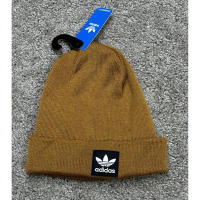 Adidas Accessories | Adidas Beanie Utility Winter Brown Ski Hiking Knit Cap Osfm Nwt Soft | Color: Brown | Size: Os