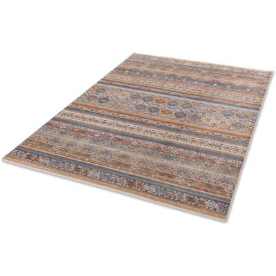 Teppich ASTRA "Calea 233", bunt, B:200cm H:6mm L:285cm, Kunstfaser, Teppiche, Fransenteppich, Kurzflor mit Fransen, Hoch Tief Struktur, Wohnzimmer Image