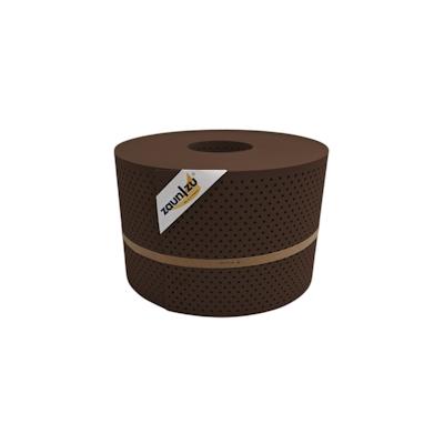 zaun|zu® Sichtschutz PP Premium Gelocht 15 Prozent Streifen Braun 50m Image