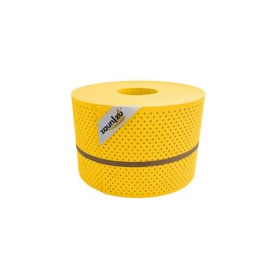 zaun|zu® Sichtschutz PP Premium Gelocht 15 Prozent Streifen Gelb 50m Image
