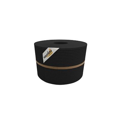 zaun|zu® Sichtschutz PP Premium Gelocht 30 Prozent Streifen Schwarz 50m Image
