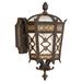 Fine Art Handcrafted Lighting Chateau Outdoor 15" Outdoor Wall Lantern Glass/Metal in Black/Brown/White | 15 H x 9 W x 9 D in | Wayfair 404781ST