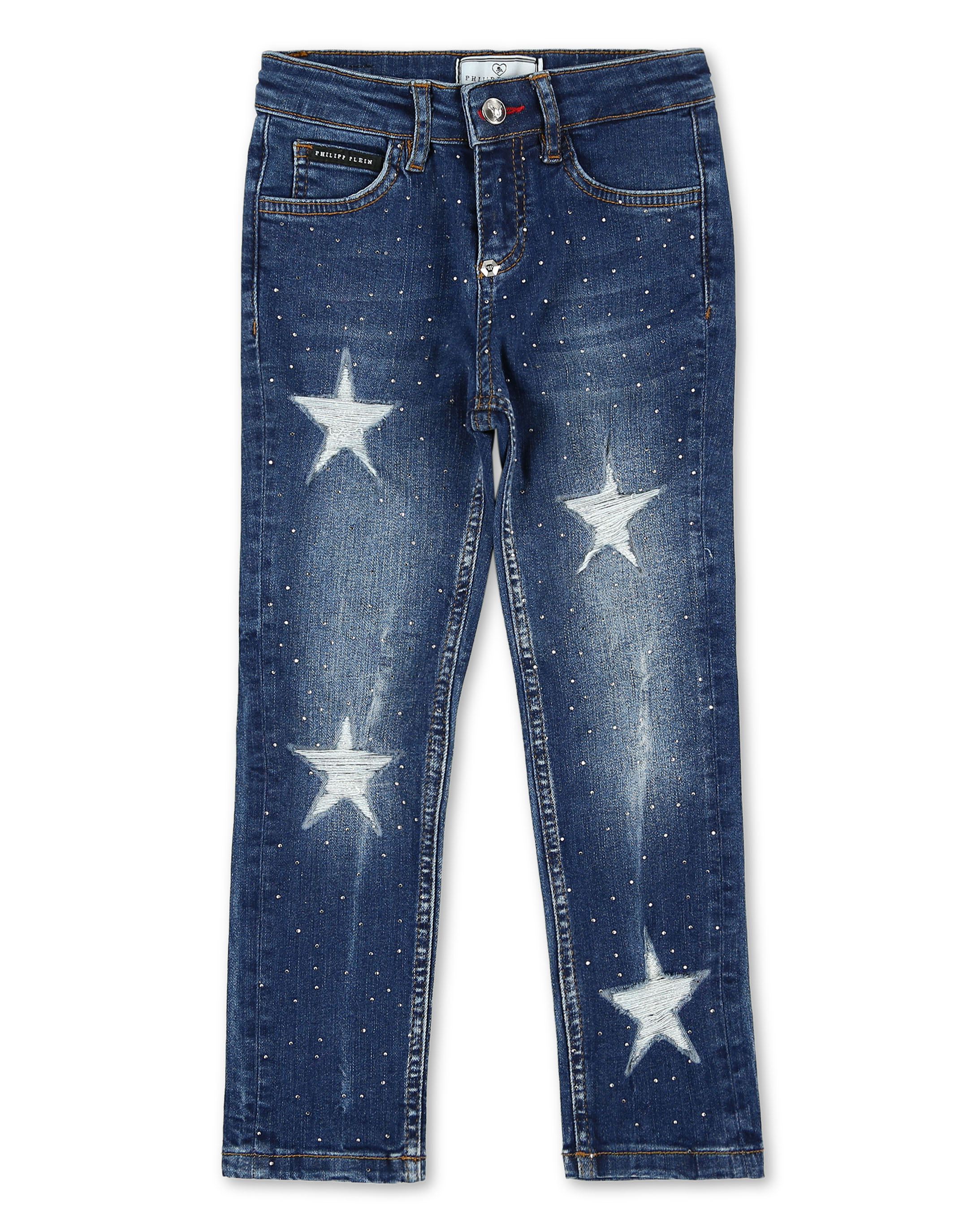 Denim Trousers Stars Image
