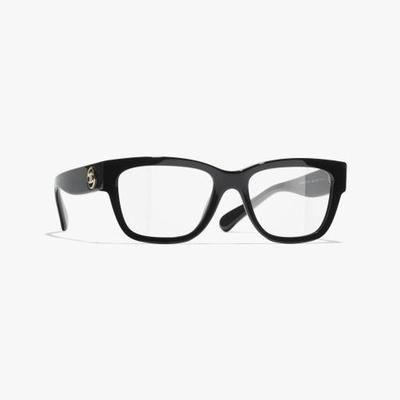 Rectangle Eyeglasses - Black - Chanel Sunglasses