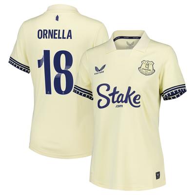 Everton Castore WSL Auswärtstrikot 2025-26 – Damen mit Aufdruck Ornella 18 Image