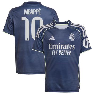 Real Madrid adidas Auswärtstrikot 25/26 - Kinder mit aufdruck Mbappé 10 Image
