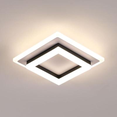 24W Deckenleuchten, moderne LED-Deckenleuchte 4500K, quadratische Acryl-Deckenleuchte für Image