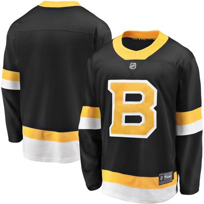Boston Bruins Alternate Breakaway-Trikot mit Fanatics-Logo – Herren Image