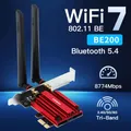 FENVI WiFi 7 BE200 PCIE Adattatore WiFi wireless Tri-Band 2.4G/5G/6GHz BT 5.4 con cavo di prolunga PCIE 3.0 per Win10/11