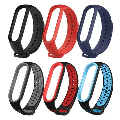 Silikon-Sportarmband für Xiaomi Mi Band 7 Armband Handgelenk Miband 5 6 NFC Ersatz Pulsera Correa Mi Band 7 6 3 4 5 Armband Image
