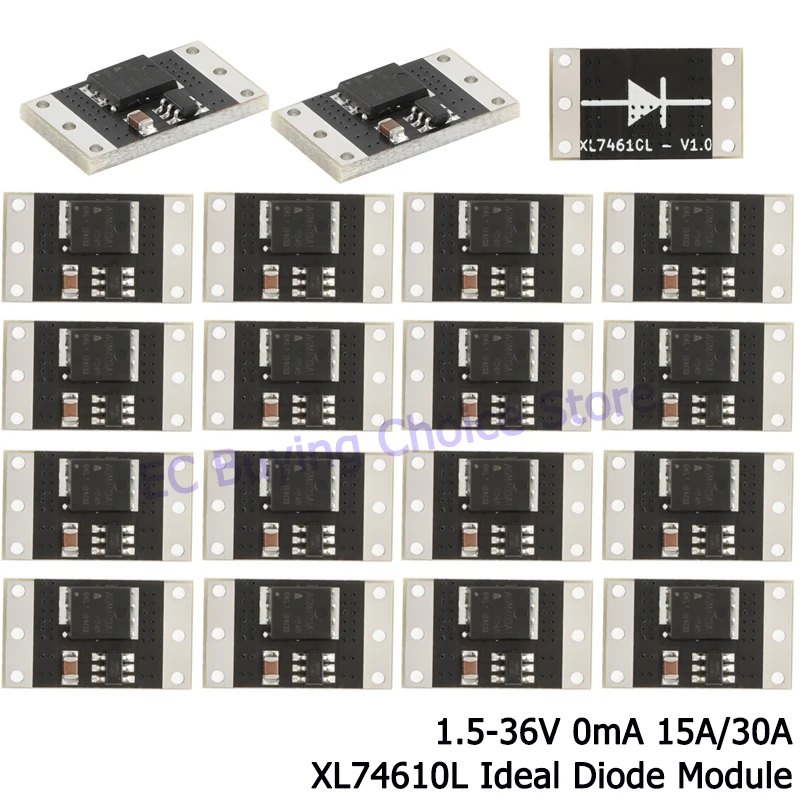 20 Stück/1 Stück XL74610L Ideales Diodenmodul XL74610 Adopt LM74610 Analoger idealer Diodengleichrichter Simulieren Gleichrichter 1,5–36 V 0 mA 15 A/30 A Image