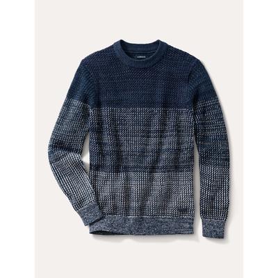 Walbusch Herren Effekt-Pullover Blau mehrfarbig Image