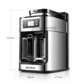 Macchina da caffè automatica per uso domestico 220v Macchina da caffè americana Macinazione di chicchi di caffè Macinacaffè appena preparato PE32