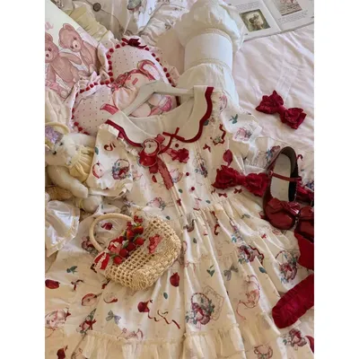 Lolita-Kleid JSK Original Sommer Heavy Design Prinzessin Puffy Kleid Süßer Schulstil Image