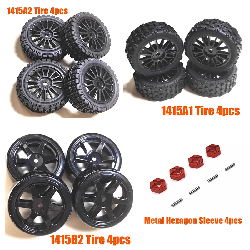 MJX 1/14 14301 14302 14303 14304 RC Fernbedienung Auto Original Teile Reifen 1415A1 1415A2 1415B2 Image