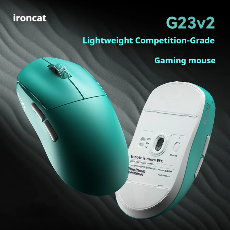G23v2 Ironcat Wireless 8k Leichte Spiel-Büro-Maus Bluetooth Tri Mode 3395 Esports Grade Sensoren Maus Computer-Peripheriegerät Image