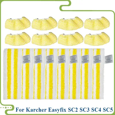 New Mop Cloths For Karcher Easyfix SC2 SC3 SC4 SC5 Handheld Vacuum Cleaner Microfiber Cleaning Pad Cover Steam Mop Accessories
