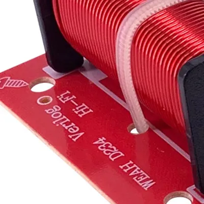80W 2 Way Crossover Audio Filters HiFi Speaker Dual Frequency Divider Speaker Frequency Divider Stereo Crossover