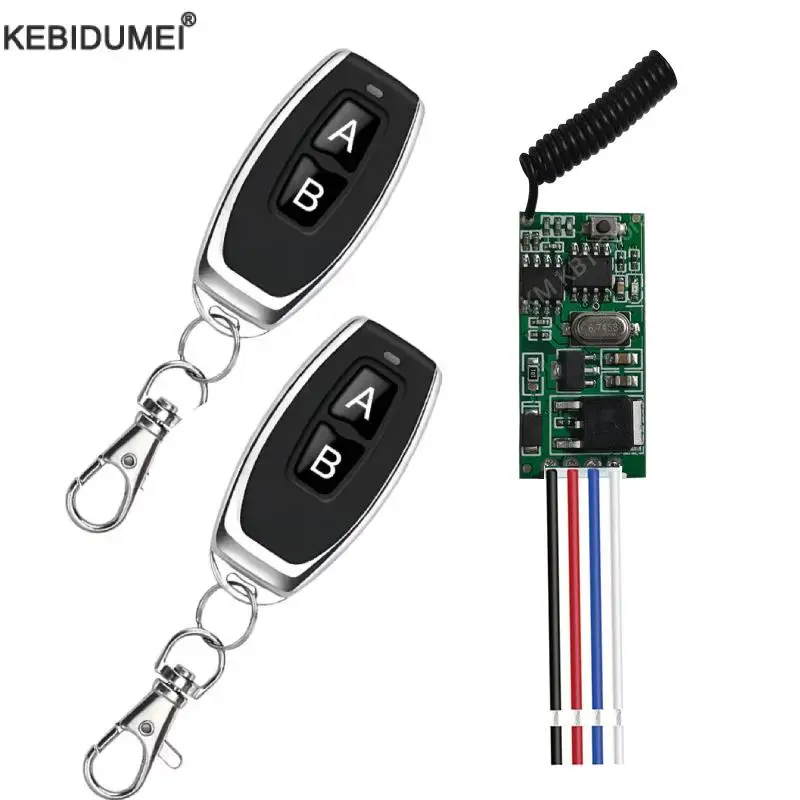 433 MHz Drahtlose RF Fernbedienung DC 3,6 V 12 V 24 V Mini Relais Drahtlose RF Fernbedienung Schalter LED Lampe Controller Image