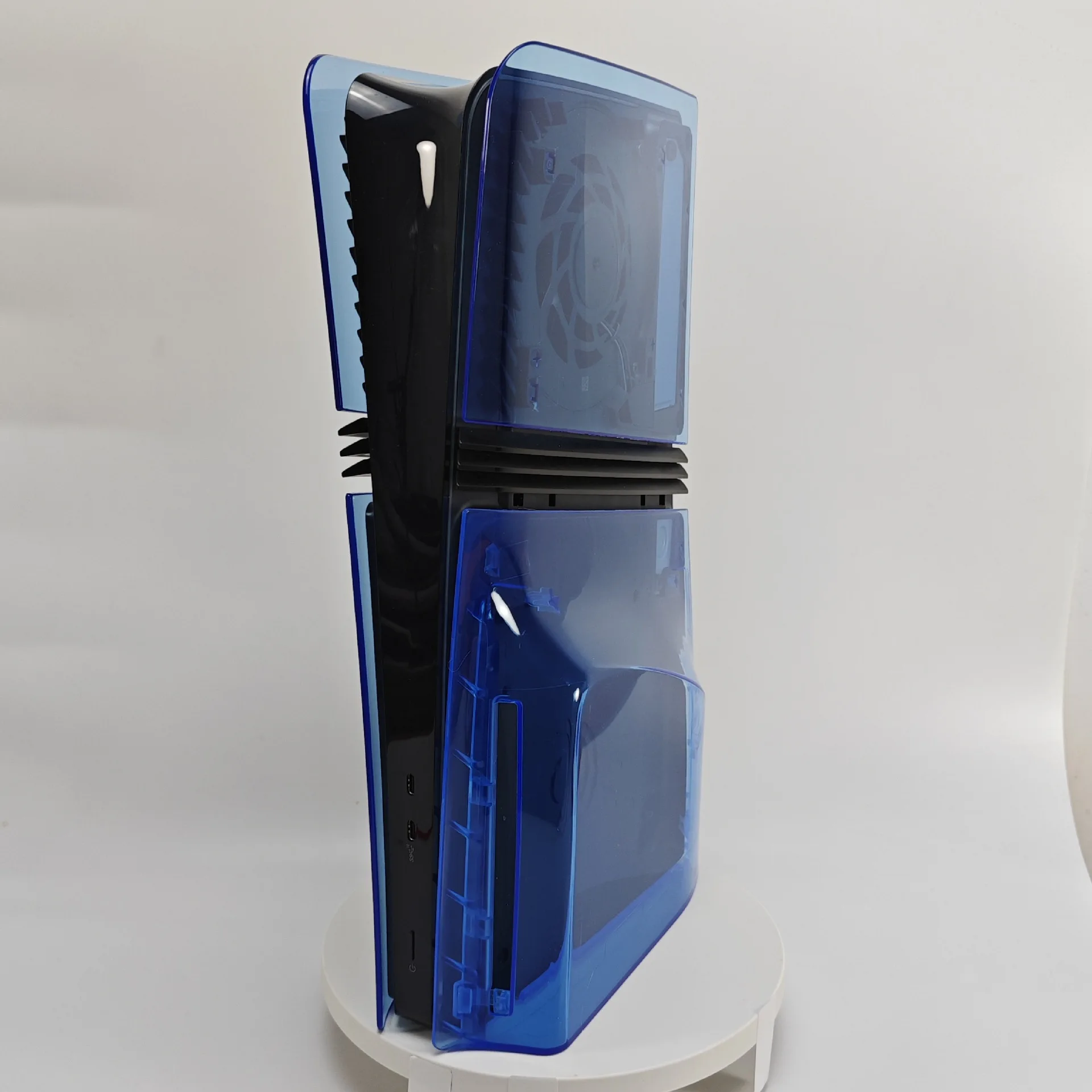 DIY ​ Für PS5 PRO Digital Edition Konsole Fall Für PS5 PRO Optisches Laufwerk Ersatz Rote farbe schutzhülle Image