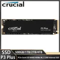 Crucial P3 Plus SSD 2TB 1TB 4TB 500GB PCIe Gen4 3D NAND NVMe M.2 2280 fino a 5000MB/s Unità a stato solido interna per PC portatile