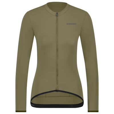 Shimano - Women's Futuro Long Sleeves Jersey - Radtrikot Gr XL dark earth Image