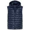 Steppweste TOMMY HILFIGER CURVE "CRV LW PADDED SLIM VEST", Damen, Gr. 50, blau (schwarz night navy), Steppware, Obermaterial: 100% Nylon. Futter: 100% Polyamid. Wattierung: 100% Polyester, unifarben, casual, slim fit, Westen, in großen Größen, mit...