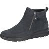 Schlupfboots WALDLÄUFER "H-BRUNI", Damen, Gr. 9 (43), blau (nachtblau), Nubukleder, unifarben, klassisch, Schuhe, Winterboots, Stiefelette, Bequemschuh in Komfortweite G (= weit)