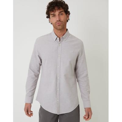 Taupe Cotton Long Sleeve Shirt