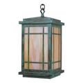 Gracie Oaks Kusiak 1-Light Outdoor Hanging Lantern Glass/Metal in Brown | 14.5 H x 8 W x 8 D in | Wayfair 4227EF4D2E19481EA0FDB421FFD75816