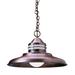 Arroyo Craftsman Newport 1-Light Outdoor Pendant Glass/Metal in White/Black | 10.38 H x 46.38 W x 17 D in | Wayfair NH-17WO-VP