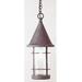 Arroyo Craftsman Valencia 1-Light Outdoor Pendant Glass in Gray | 17.38 H x 7.25 W x 7.25 D in | Wayfair VH-7CS-P