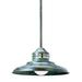 Arroyo Craftsman Newport 1-Light Outdoor Pendant Glass/Metal | 8.12 H x 32 W x 17 D in | Wayfair NSH-17RM-VP